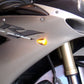2021 + Yamaha R7 MT-07 2024 + Tenere 700 Clear Aero LED Turn Signals Flush Mount
