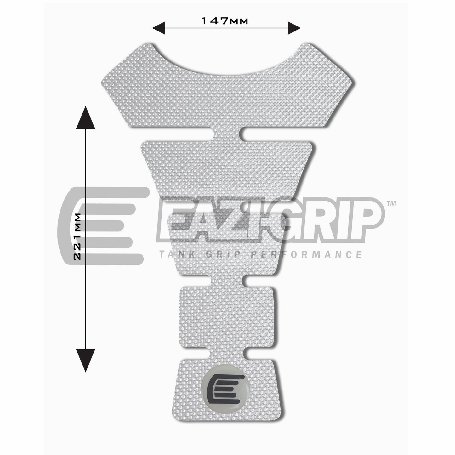 Eazi-Grip PRO Centre Tank Pad " F " 147mm x 221mm Universal - Clear