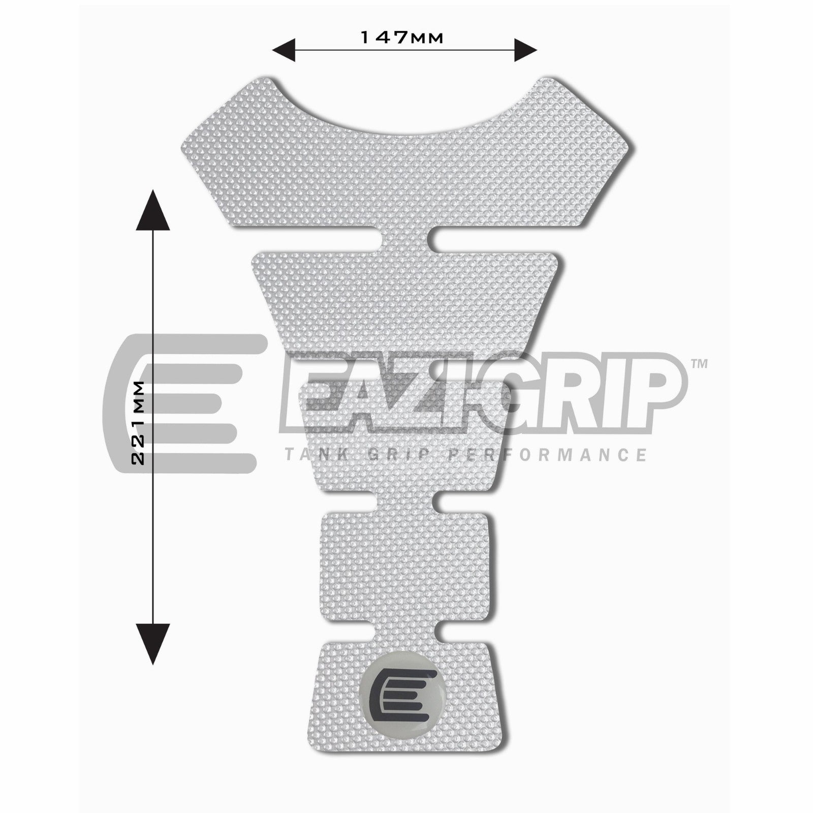 Eazi-Grip PRO Centre Tank Pad " F " 147mm x 221mm Universal - Clear