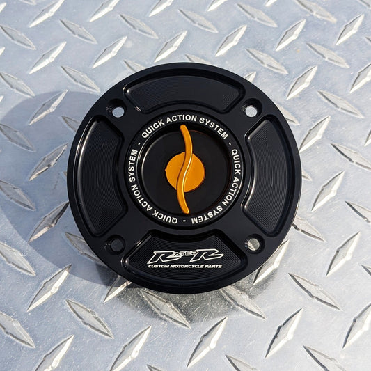 Gold Quick Fuel Gas Cap Suzuki GSXR SV650 TL1000 Hayabusa GSF1200 GSX1400 RGV250