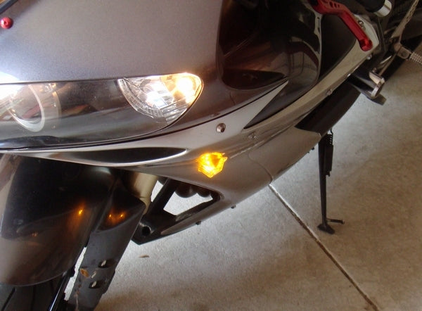 2022 + Yamaha R3 & 2020 + MT-03 Aero LED Turn Signals 2023 2024 2025 Flush Mount
