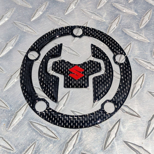 Real Carbon Fuel / Gas Cap Pad - 2017 + GSX-R1000 GSX-R1000R GSXR GSX-R 1000 L7