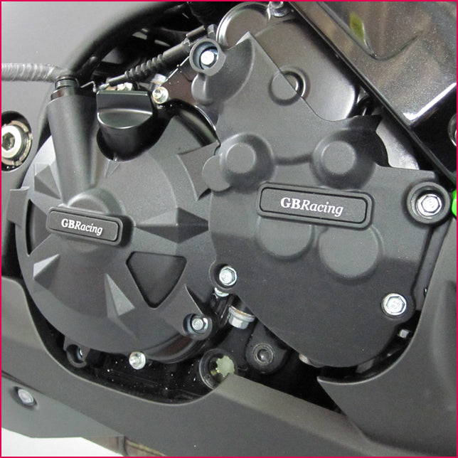 2008 - 2010 ZX10R GB Racing Engine Case Cover Slider Set Kawasaki ZX10 ZX-10R