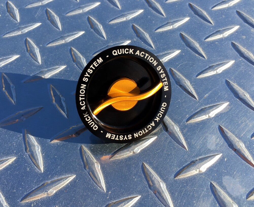 Gold Quick Fuel Gas Cap Suzuki GSXR SV650 TL1000 Hayabusa GSF1200 GSX1400 RGV250