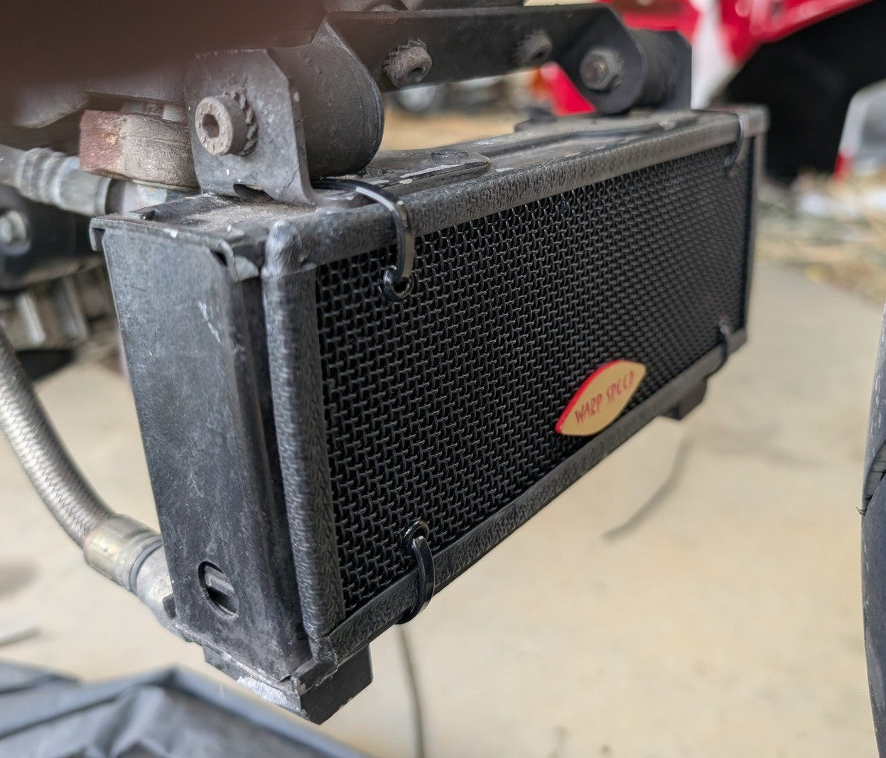 Stainless Oil Cooler Guard - Ducati Monster S2R 1000 & Hypermotard 1100 1100S