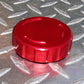 RED Brake Reservoir Cap R1 R6 R7 FZ6 FZ ZX10 ZX9 ZX6 GSXR TLR SV 675 CBR 1000RR