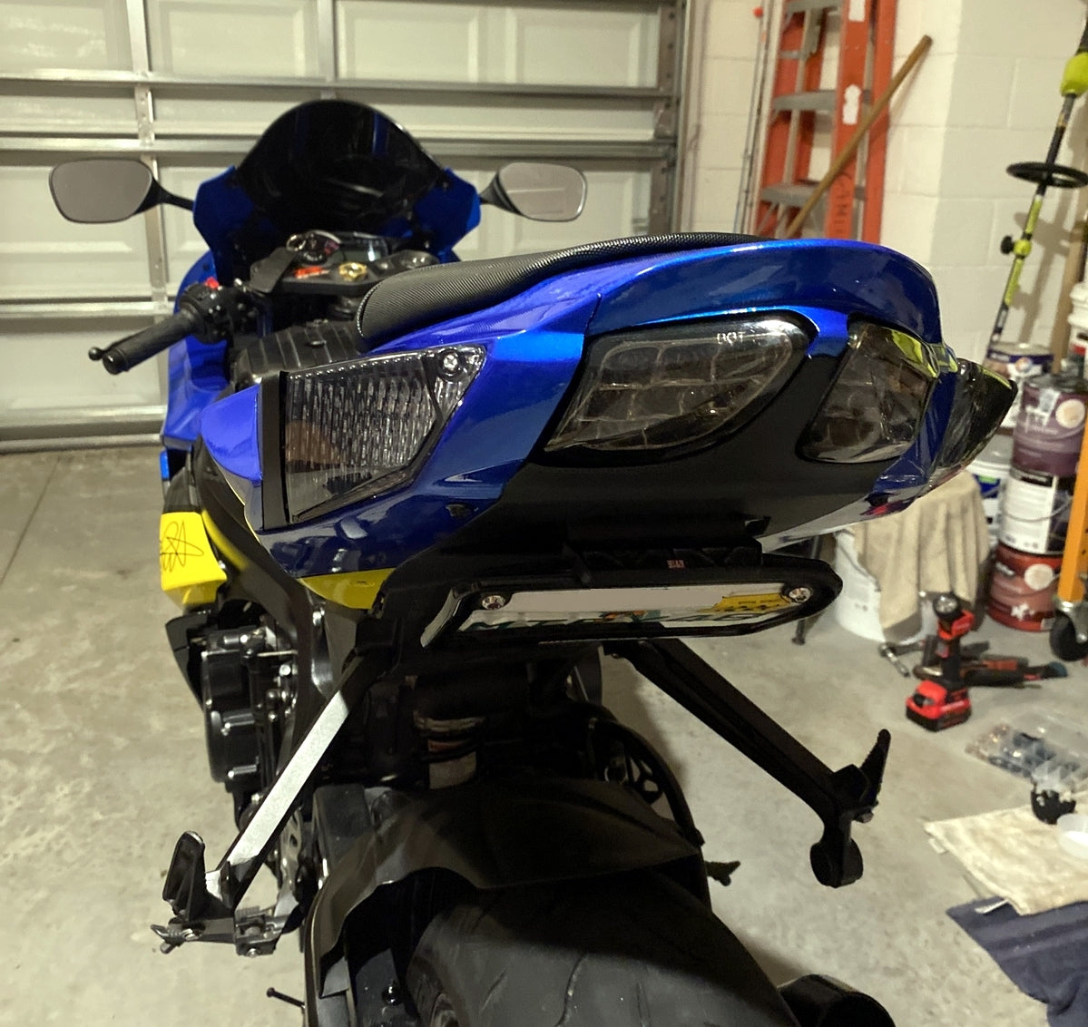 2011 + Suzuki GSX-R750 Smoked / Tinted REAR Turn Signal Lenses GSXR 750