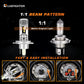 2 x H4 LED Headlight Bulbs 100W 6500K 9003 HB2 High / Low Dual Beam Globes